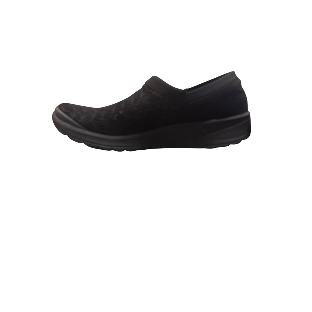 Bzees Women's Gia Black Fabric Upper Comfort Slip On Loafers Shoes Size 7.5M